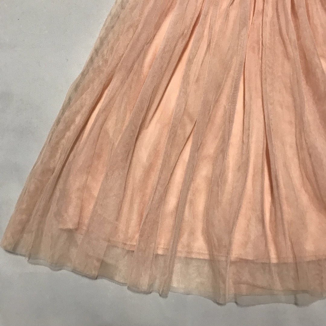 y2k フェアリーコア チュールスカート　サーモンピンク レディースのスカート(ひざ丈スカート)の商品写真