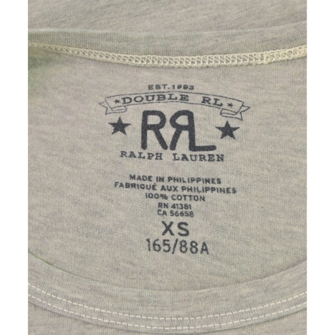 RRL(ダブルアールエル)のRRL ダブルアールエル Tシャツ・カットソー XS グレー 【古着】【中古】 メンズのトップス(Tシャツ/カットソー(半袖/袖なし))の商品写真