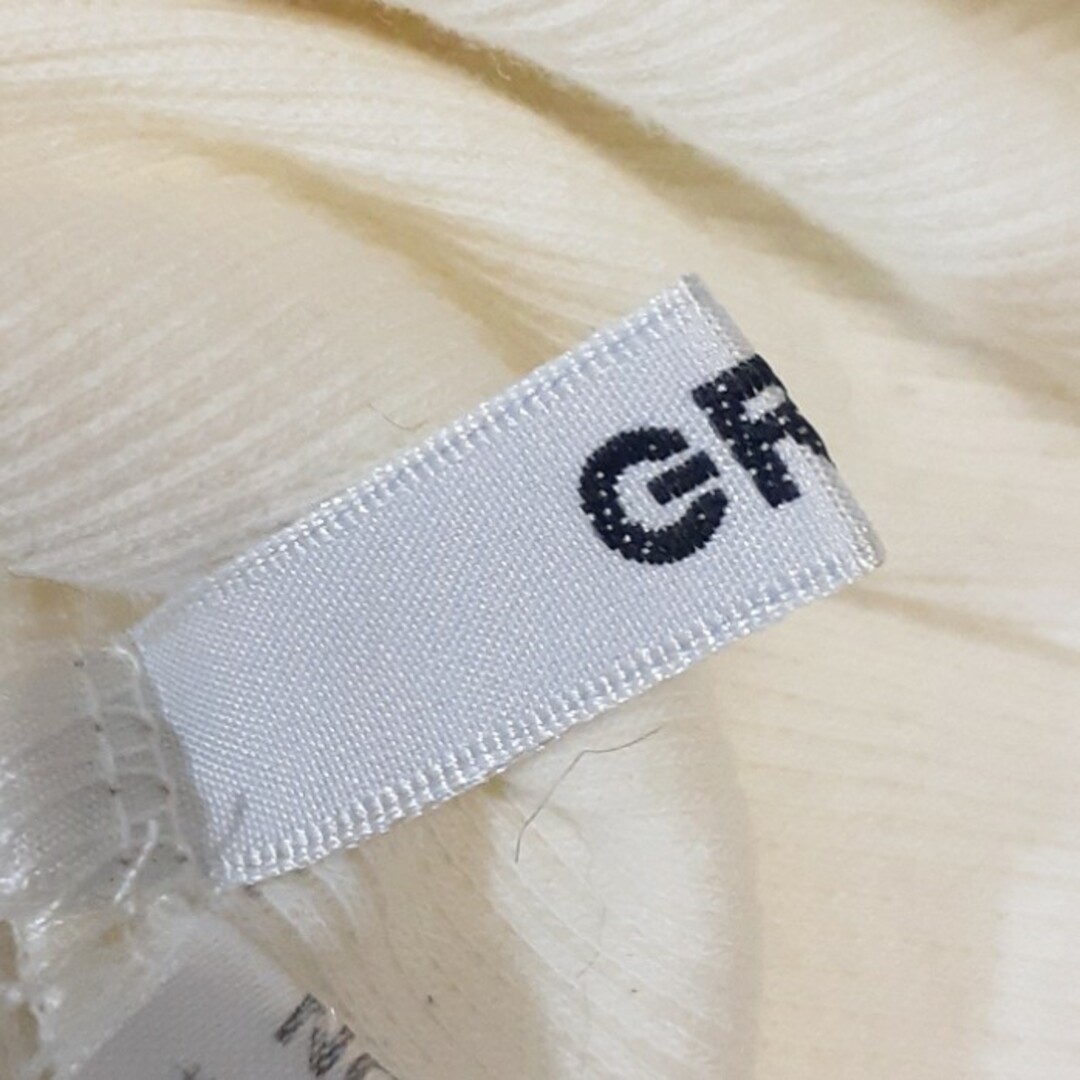 新品未使用　GRL 白　七分丈ニット レディースのトップス(シャツ/ブラウス(長袖/七分))の商品写真