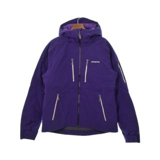 パタゴニア(patagonia)のpatagonia パタゴニア ダウンジャケット/ダウンベスト M 紫 【古着】【中古】(ダウンジャケット)