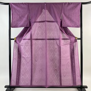 小紋 身丈159cm 裄丈65cm 正絹 優品 【中古】(着物)