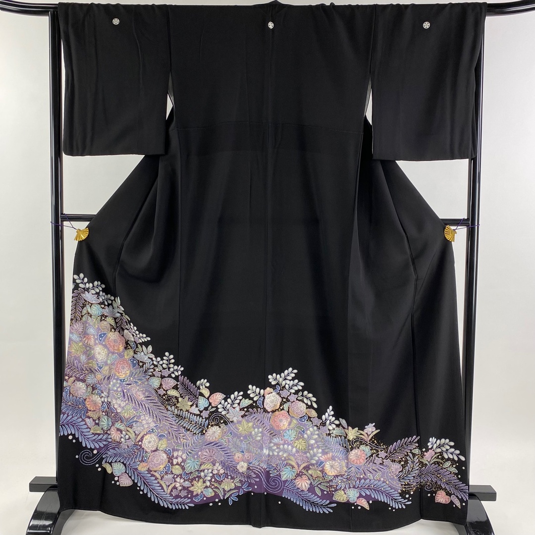 黒留袖 身丈168.5cm 裄丈66cm 正絹 美品 名品 【中古】 レディースの水着/浴衣(着物)の商品写真