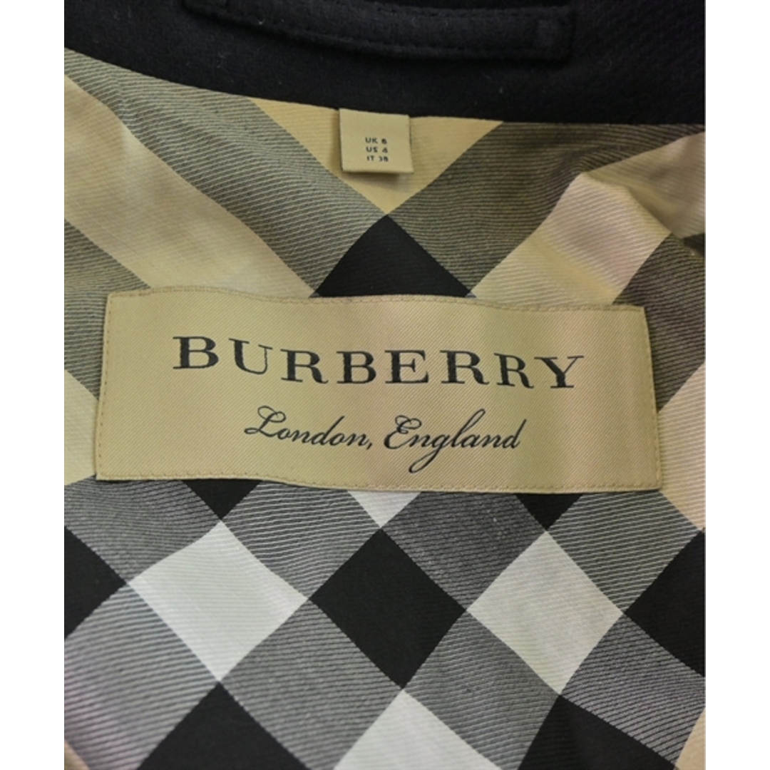 BURBERRY(バーバリー)のBURBERRY バーバリー ピーコート 38(S位) 紺 【古着】【中古】 レディースのジャケット/アウター(ピーコート)の商品写真