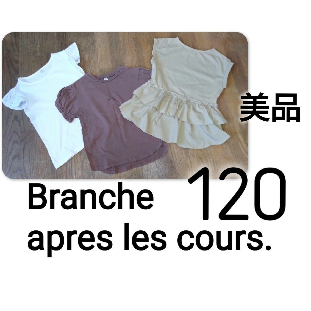 Branshes(ブランシェス)の美品　女の子　Ｔシャツ　まとめ　ブランシェス　アプレレクール　まとめ売 キッズ/ベビー/マタニティのキッズ服女の子用(90cm~)(Tシャツ/カットソー)の商品写真