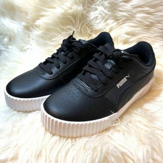 プーマ(PUMA)の【PUMA】 プーマ　美品　ソフトフォーム　黒　白　厚底　かわいい　オシャレ!(スニーカー)