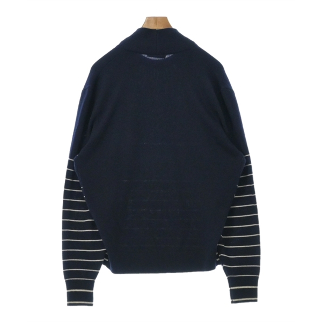 J.W.ANDERSON(ジェイダブリューアンダーソン)のJW Anderson ニット・セーター S 紺x白(ボーダー) 【古着】【中古】 メンズのトップス(ニット/セーター)の商品写真