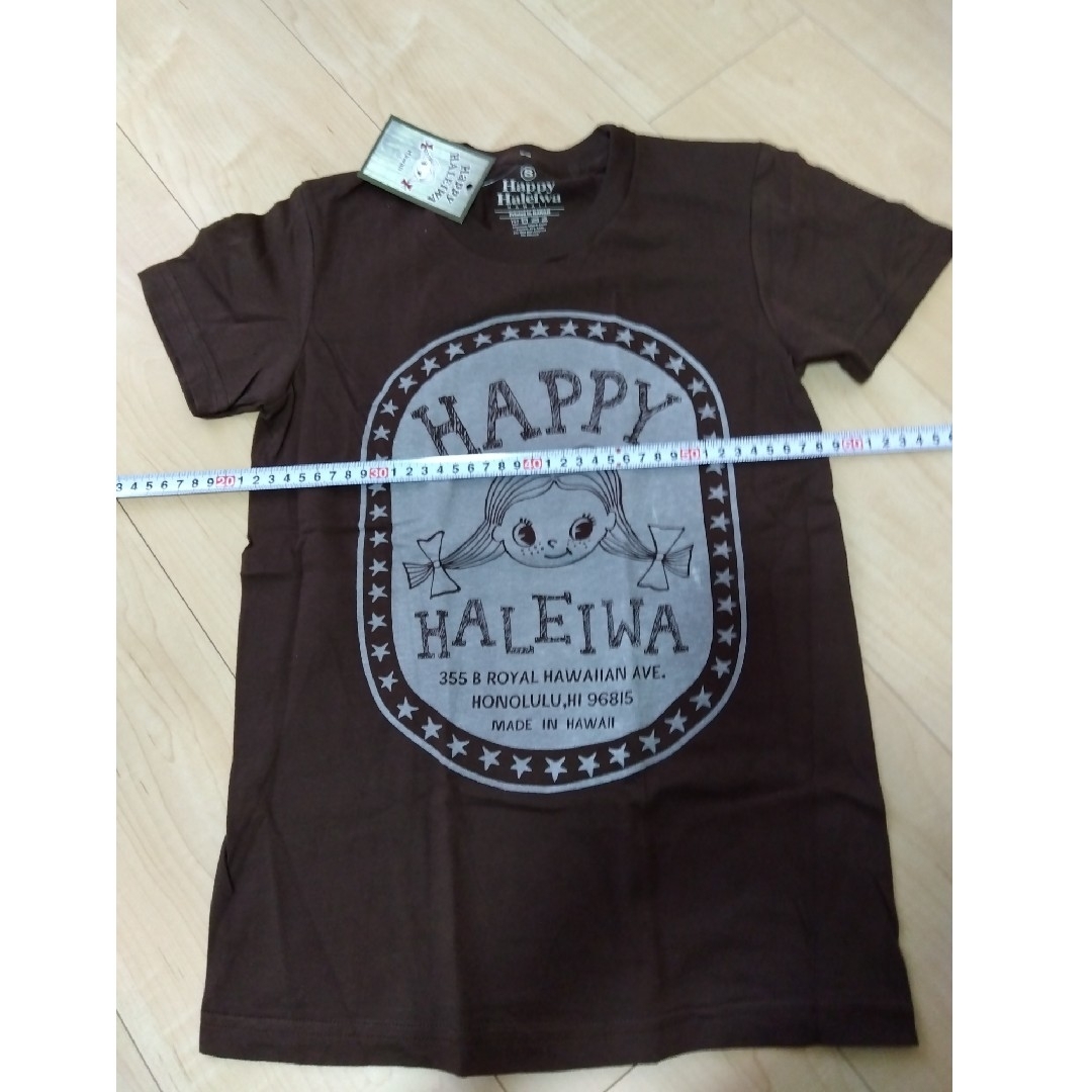 HALEIWA(ハレイワ)のハッピーハレイワ　Tシャツ ハワイ限定　リゾート　半袖　Sサイズ レディースのトップス(Tシャツ(半袖/袖なし))の商品写真