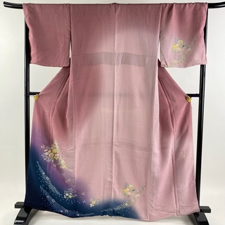 付下げ 身丈164cm 裄丈68.5cm 正絹 名品 【中古】(着物)