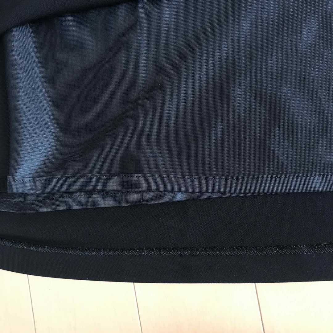 NICE CLAUP(ナイスクラップ)のNICE CLAUP フレアスカート　Mサイズ　ブラック レディースのスカート(ミニスカート)の商品写真