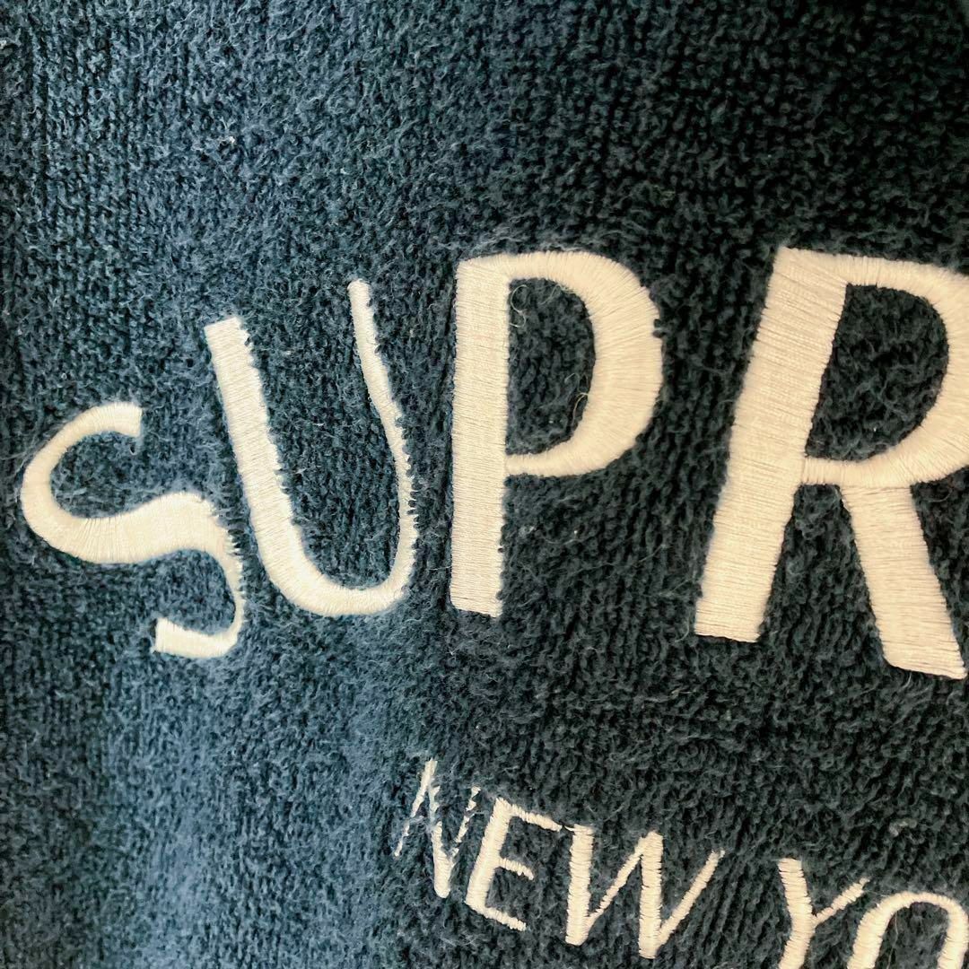 Supreme(シュプリーム)の【希少】supreme バックロゴ テリーパイルジップスウェット パーカー メンズのトップス(パーカー)の商品写真