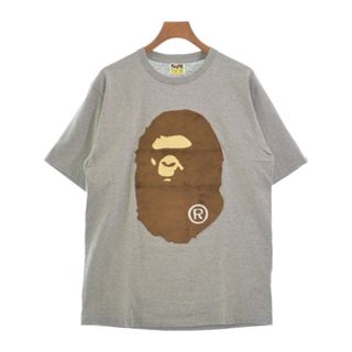 アベイシングエイプ(A BATHING APE)のA BATHING APE Tシャツ・カットソー XL グレー 【古着】【中古】(Tシャツ/カットソー(半袖/袖なし))