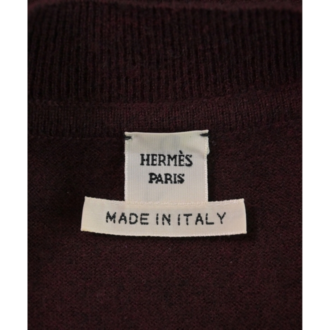 Hermes(エルメス)のHERMES エルメス ワンピース 36(XS位) エンジ 【古着】【中古】 レディースのワンピース(ひざ丈ワンピース)の商品写真