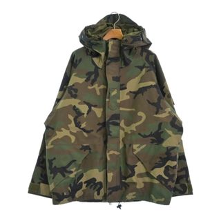 ミリタリー(MILITARY)のMILITARY ミリタリー マウンテンパーカー XL カーキ系x黒(迷彩) 【古着】【中古】(マウンテンパーカー)