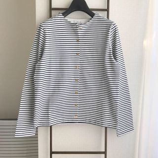 ユナイテッドアローズグリーンレーベルリラクシング(UNITED ARROWS green label relaxing)のかず様 green label relaxing 新品ボーダーカーディガン＋1点(カーディガン)