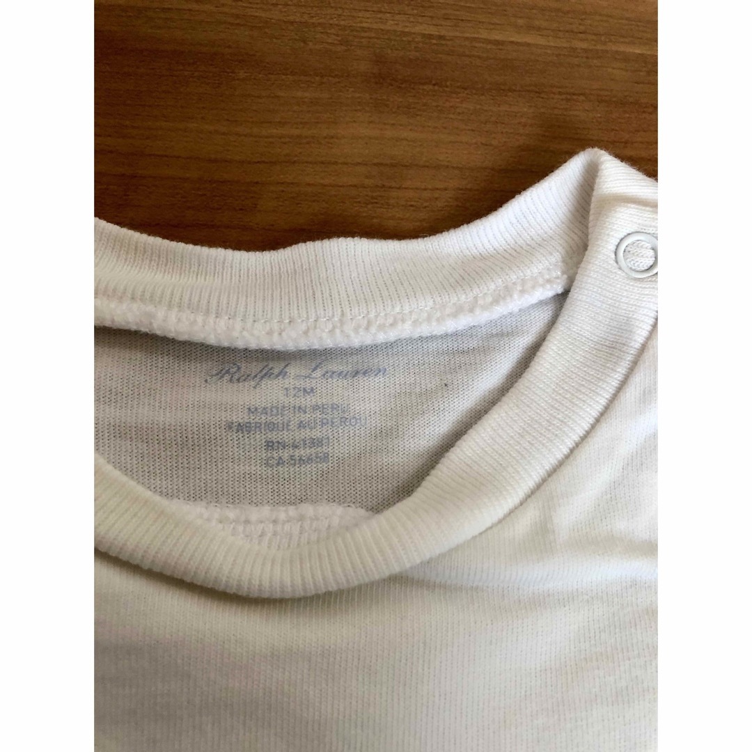 Ralph Lauren(ラルフローレン)のRalph Lauren ラルフローレン　半袖Tシャツ　2枚組　80／90 キッズ/ベビー/マタニティのベビー服(~85cm)(Ｔシャツ)の商品写真