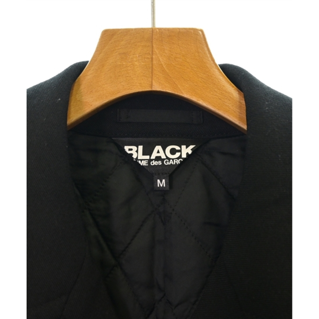 BLACK COMME des GARCONS(ブラックコムデギャルソン)のBLACK COMME des GARCONS ピーコート M 黒 【古着】【中古】 メンズのジャケット/アウター(ピーコート)の商品写真