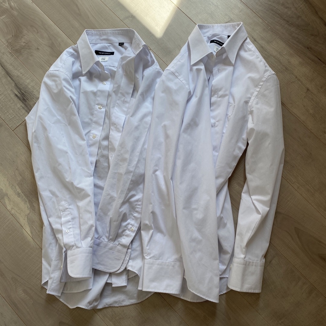 THE SUIT COMPANY(スーツカンパニー)のTHE SUIT COMPANY 訳あり Yシャツ 2枚セット 39/82 メンズのトップス(シャツ)の商品写真