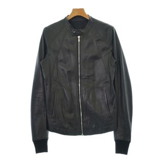 Rick Owens リックオウエンス ライダース 50(XL位) 黒 【古着】【中古】(ライダースジャケット)