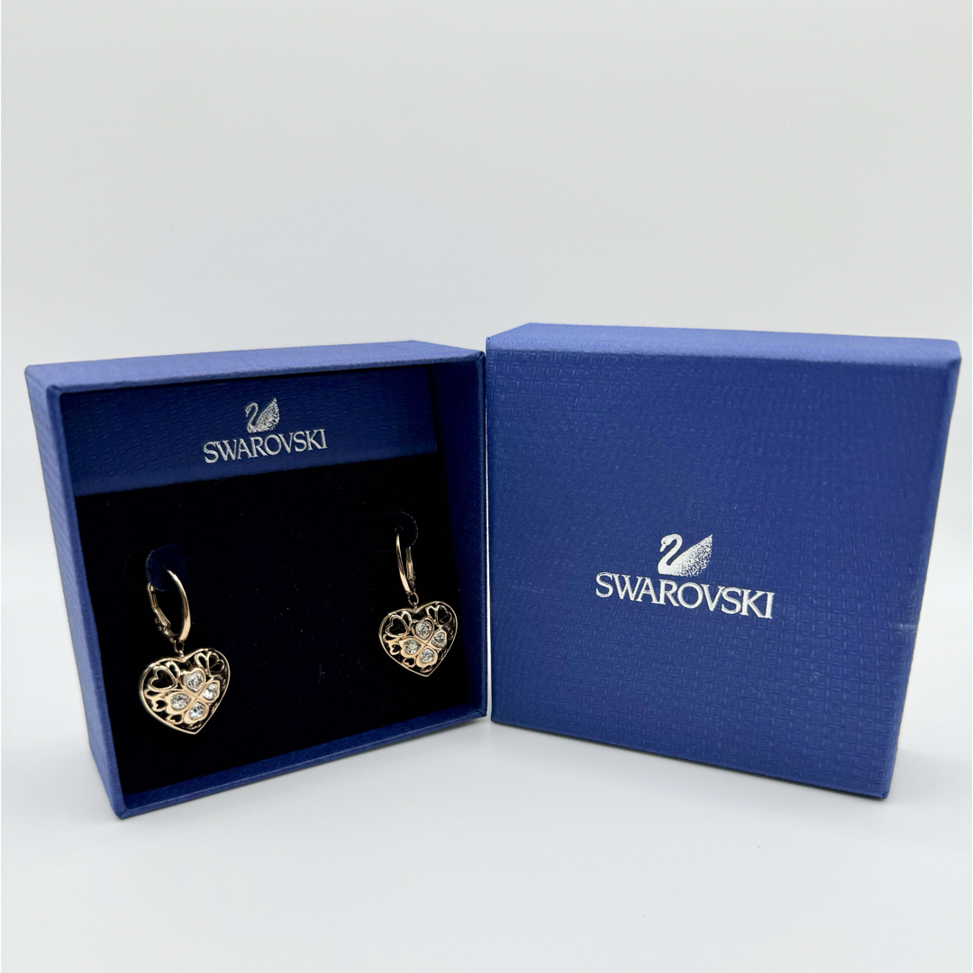 SWAROVSKI(スワロフスキー)のSWAROVSKI スワロフスキー ピアス アクセサリーハートクローバクリスタル レディースのアクセサリー(ピアス)の商品写真