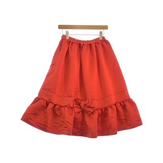 コムデギャルソンガール(COMME des GARCONS GIRL)のCOMME des GARCONS GIRL ひざ丈スカート S 赤 【古着】【中古】(ひざ丈スカート)