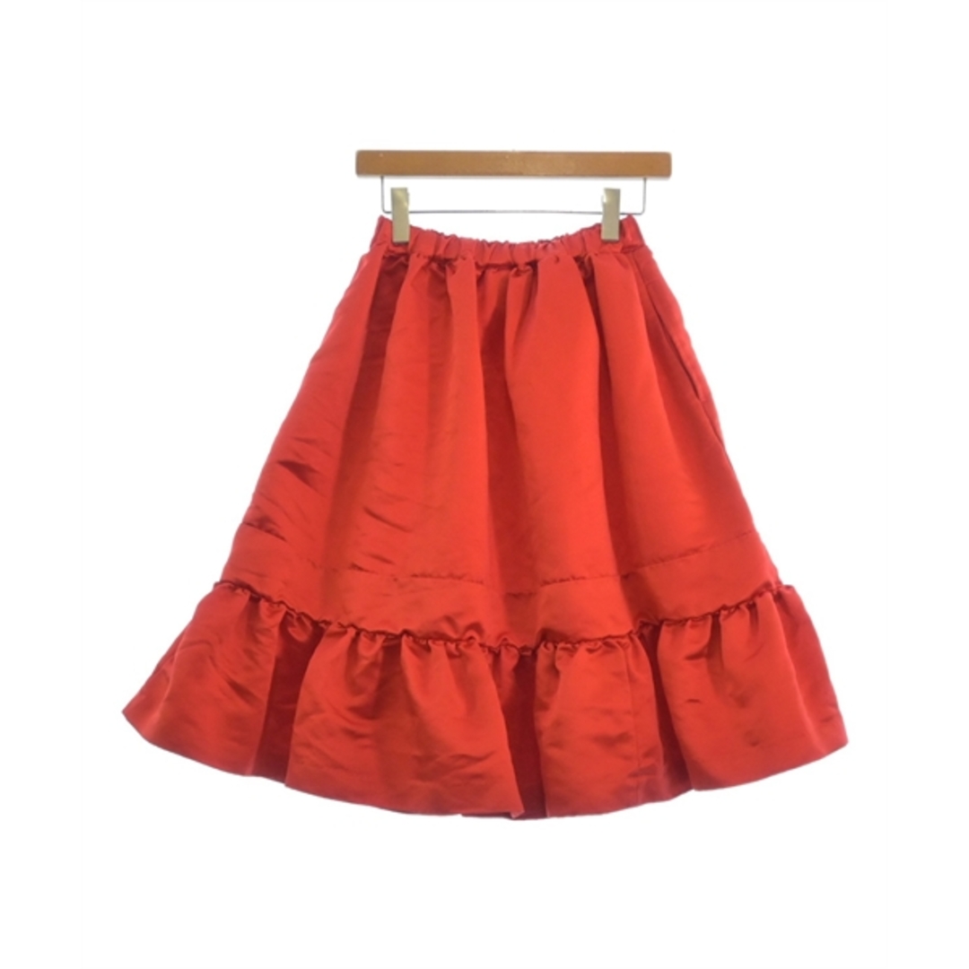COMME des GARCONS GIRL(コムデギャルソンガール)のCOMME des GARCONS GIRL ひざ丈スカート XS 赤 【古着】【中古】 レディースのスカート(ひざ丈スカート)の商品写真