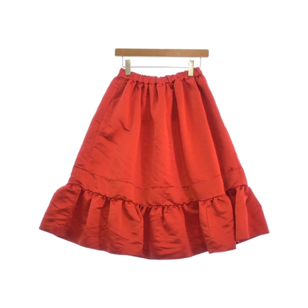 半額 50％OFFの通販 ひざ丈スカート GIRL GARCONS des COMME S 【古着】 赤 ワンピース