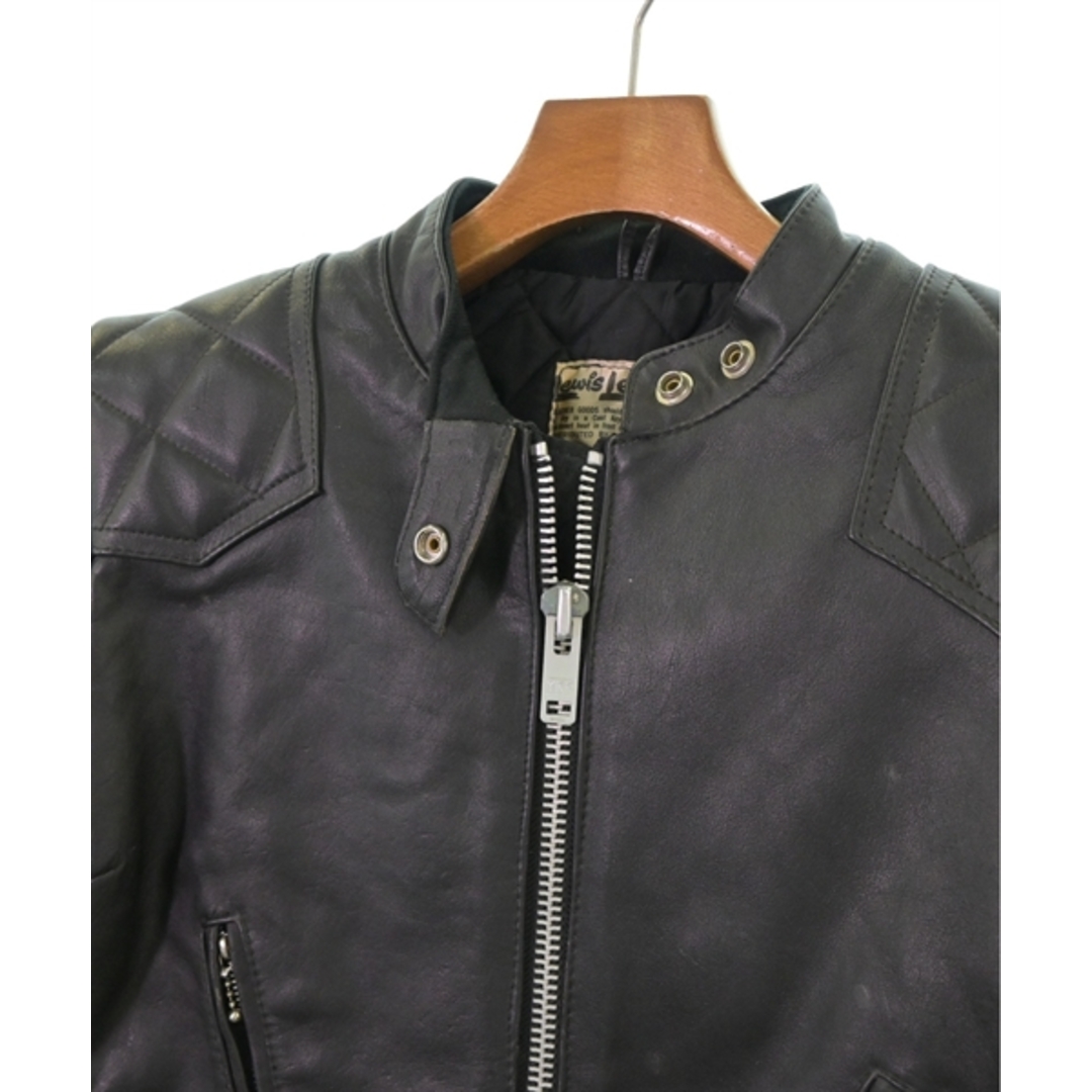 Lewis Leathers(ルイスレザー)のLewis Leathers ルイス・レザー ライダース 38(M位) 黒 【古着】【中古】 メンズのジャケット/アウター(ライダースジャケット)の商品写真