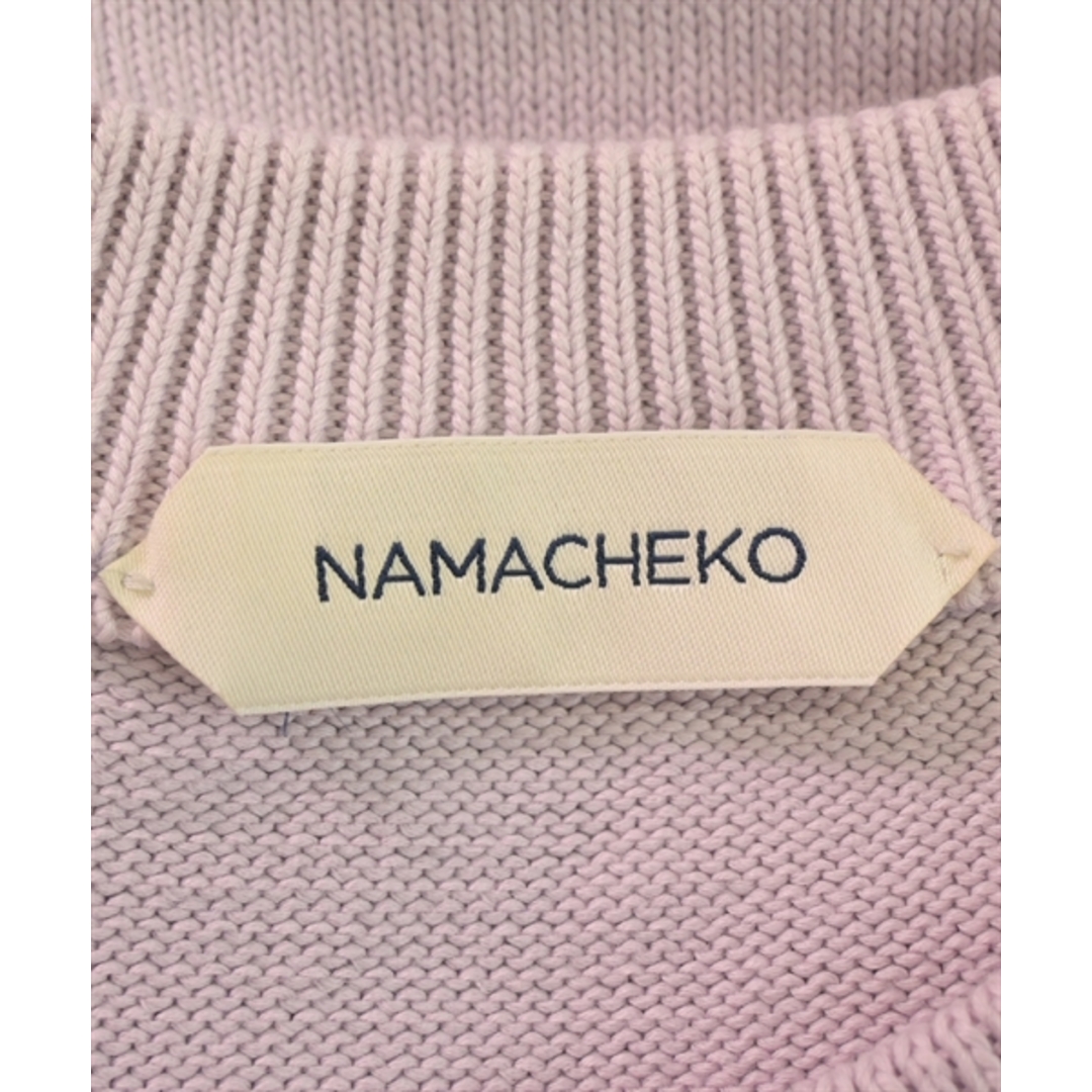 NAMACHEKO(ナマチェコ)のNAMACHEKO ナマチェコ ニット・セーター M ピンクx赤x青 【古着】【中古】 メンズのトップス(ニット/セーター)の商品写真