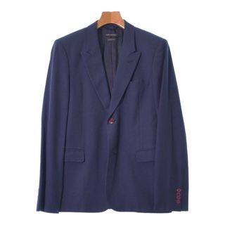 マークジェイコブス(MARC JACOBS)のMARC JACOBS テーラードジャケット 44(S位) 紺(ストライプ) 【古着】【中古】(テーラードジャケット)