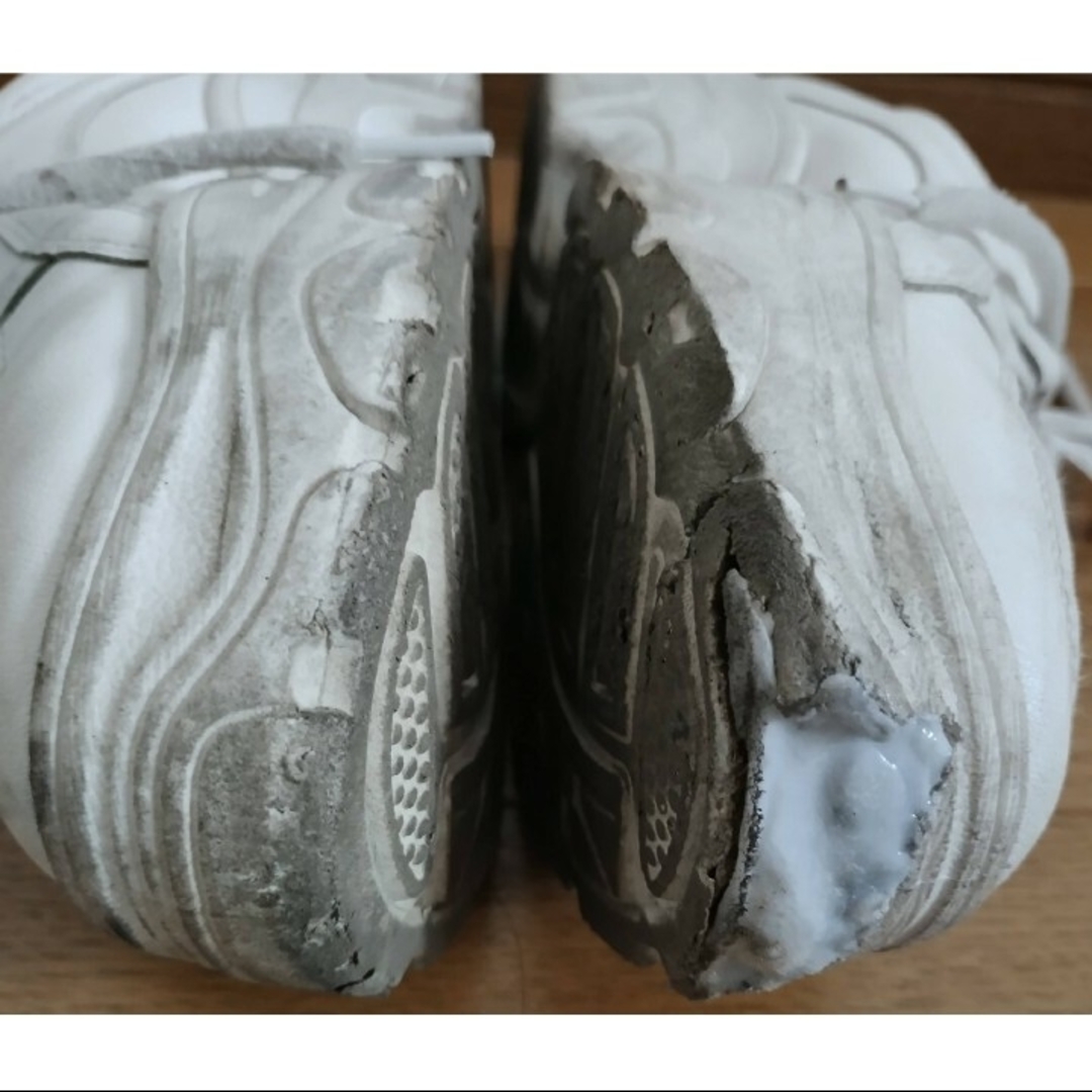 スニーカー 厚底 24.5cm  白 ホワイト レディース 通学 高校 レディースの靴/シューズ(スニーカー)の商品写真