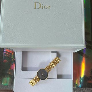 Christian Dior - ☆【超美品レア】クリスチャンディオール バギラ ブラックムーン 腕時計 稼働品