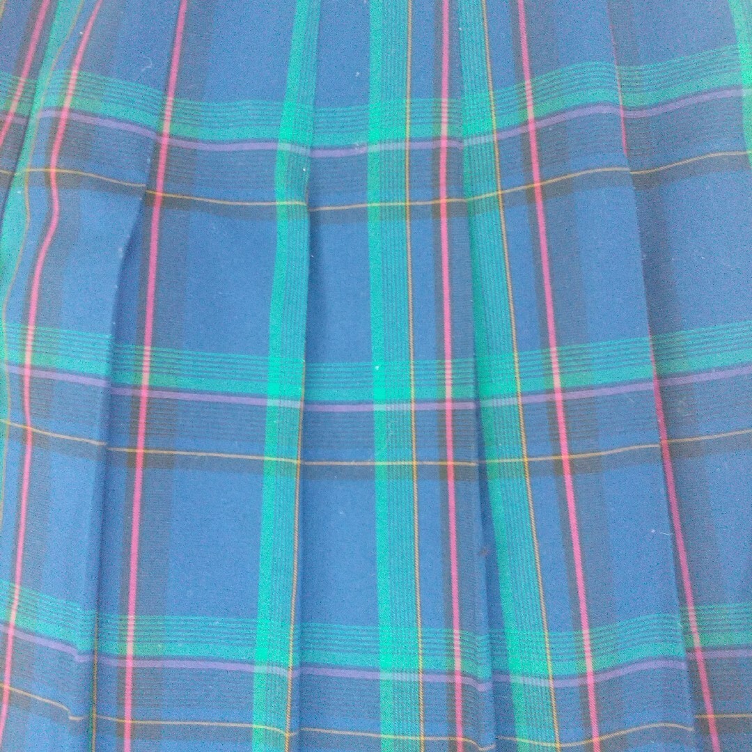 UNITED ARROWS green label relaxing(ユナイテッドアローズグリーンレーベルリラクシング)のチェックプリーツスカート  マキシ丈 レディースのスカート(ロングスカート)の商品写真