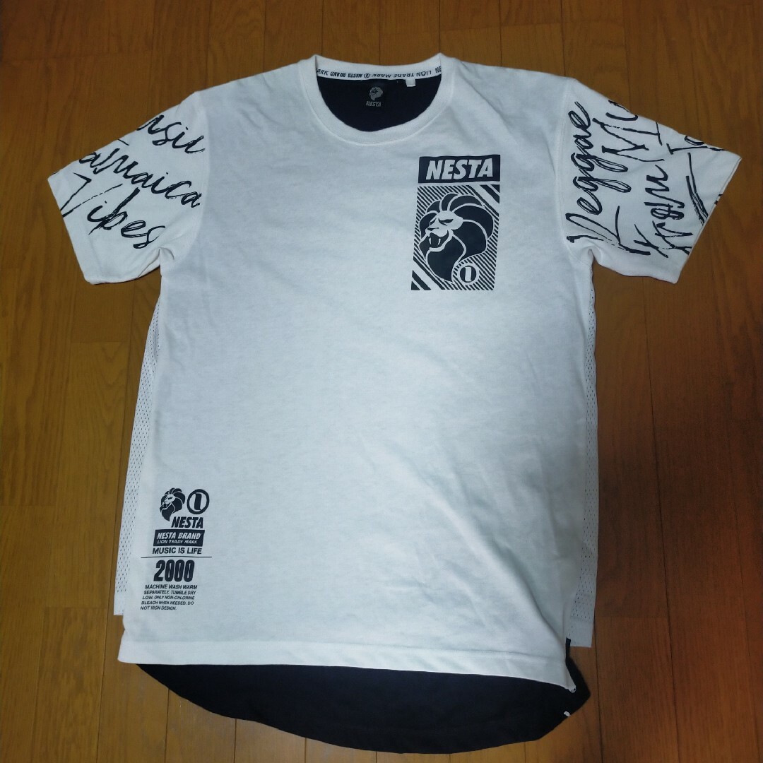 NESTA BRAND(ネスタブランド)の程度抜群 ネスタ NESTA BRAND メッシュ 切り替え  半袖Tee メンズのトップス(Tシャツ/カットソー(半袖/袖なし))の商品写真