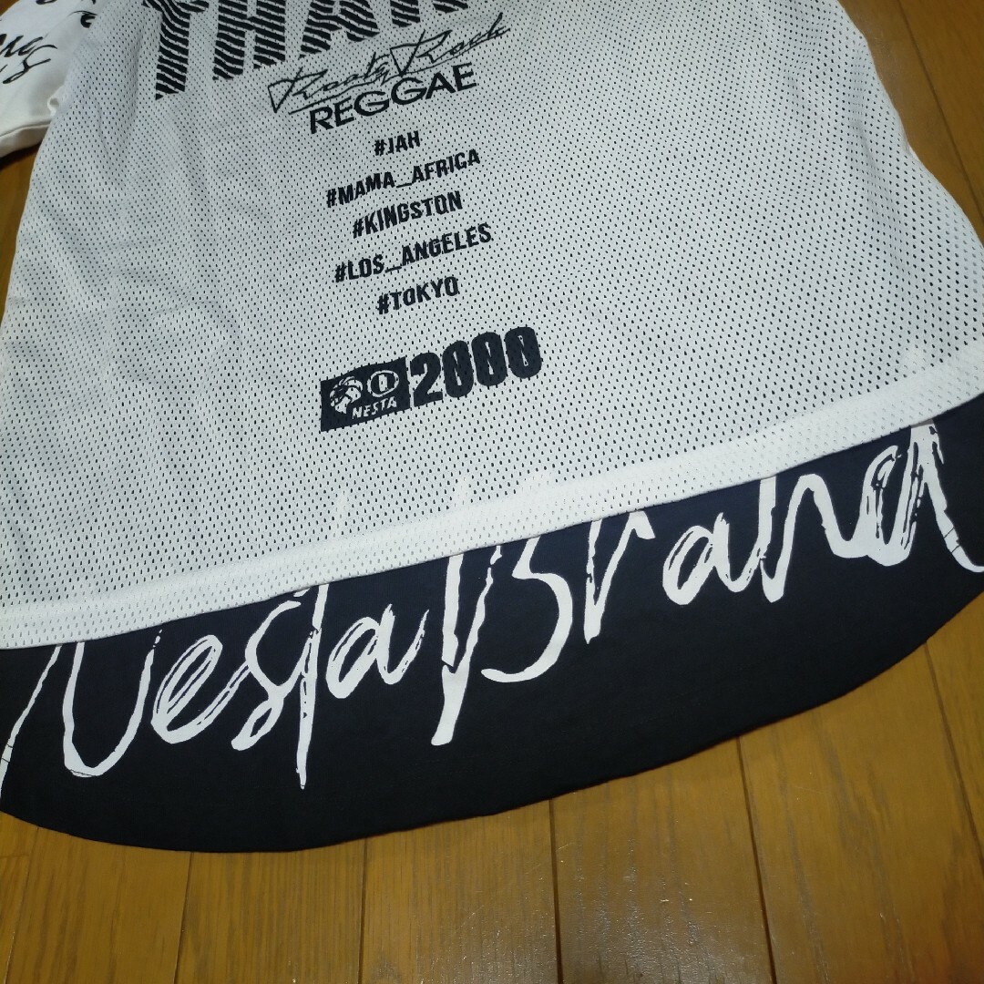 NESTA BRAND(ネスタブランド)の程度抜群 ネスタ NESTA BRAND メッシュ 切り替え  半袖Tee メンズのトップス(Tシャツ/カットソー(半袖/袖なし))の商品写真