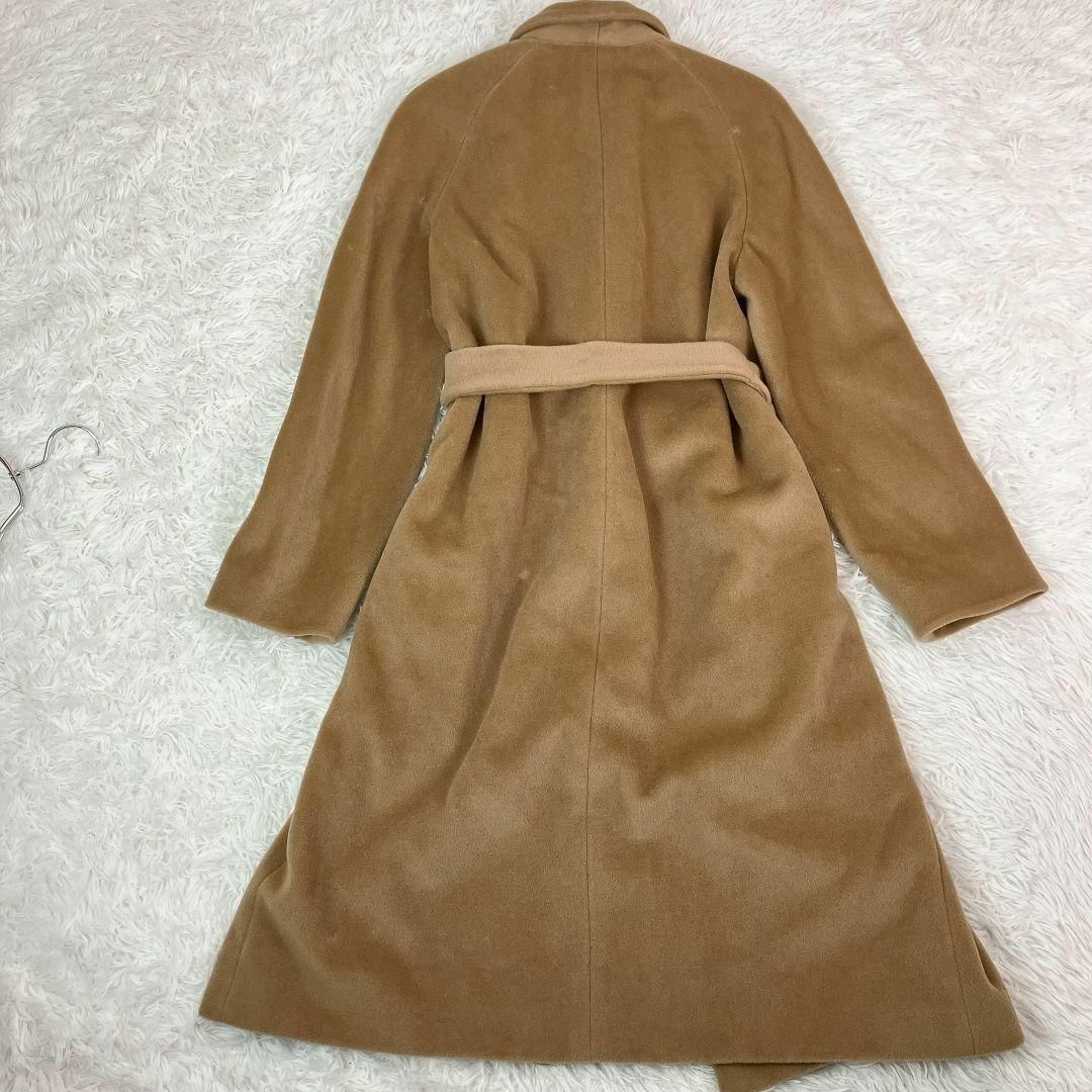 Max Mara(マックスマーラ)の【美品 訳あり】マックスマーラ マニュエラ 銀タグ ベルテッドコート キャメル レディースのジャケット/アウター(ロングコート)の商品写真