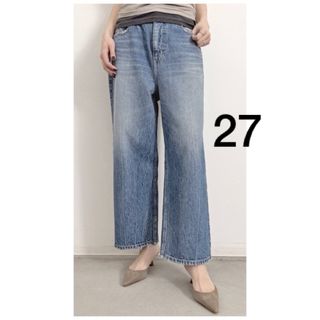 アパルトモンドゥーズィエムクラス(L'Appartement DEUXIEME CLASSE)の新品未開封【RED CARD】 DAKOTA CROPPED DENIM 27(デニム/ジーンズ)