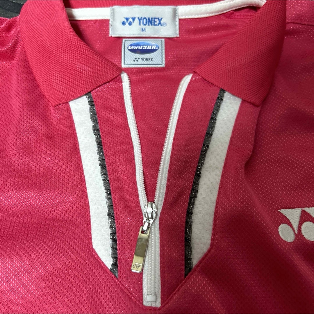 YONEX(ヨネックス)のヨネックス　テニス　バドミントン　ゲームシャツ　レディースM ピンク レディースのトップス(Tシャツ(半袖/袖なし))の商品写真