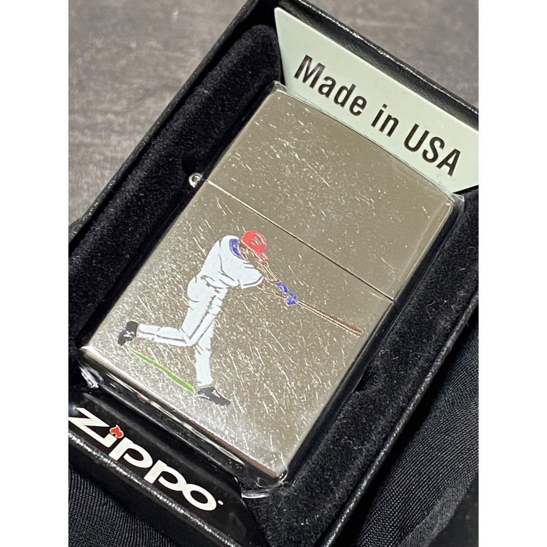 zippo 野球 シルバーダスト 特殊加工 希少モデル 2017年製 メンズのメンズ その他(その他)の商品写真