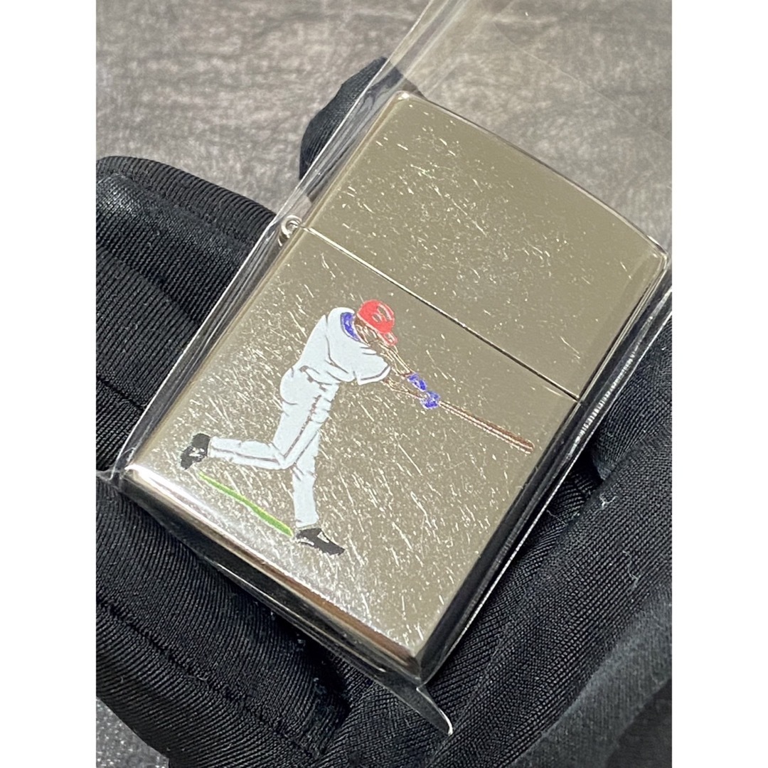 zippo 野球 シルバーダスト 特殊加工 希少モデル 2017年製 メンズのメンズ その他(その他)の商品写真