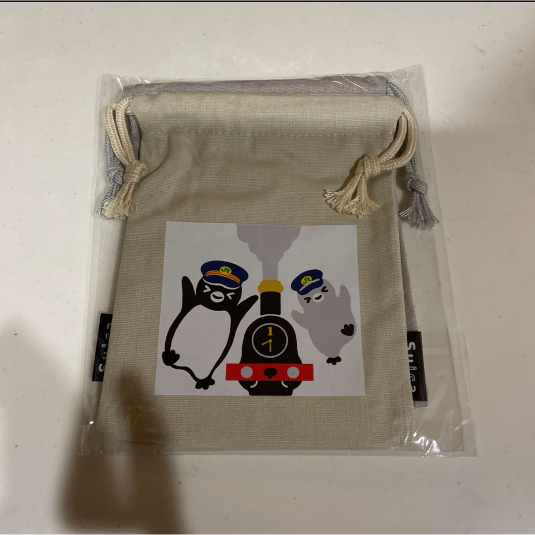 新品未開封 Suica ペンギン 巾着 さかざきちはる Suicaのペンギン エンタメ/ホビーのおもちゃ/ぬいぐるみ(キャラクターグッズ)の商品写真