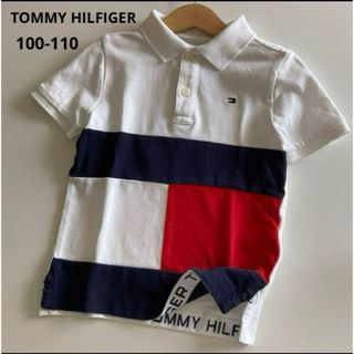 TOMMY HILFIGER - トミーヒルフィガー 半袖　シャツ　ポロシャツ　ビッグ　ロゴ　男の子　春　夏