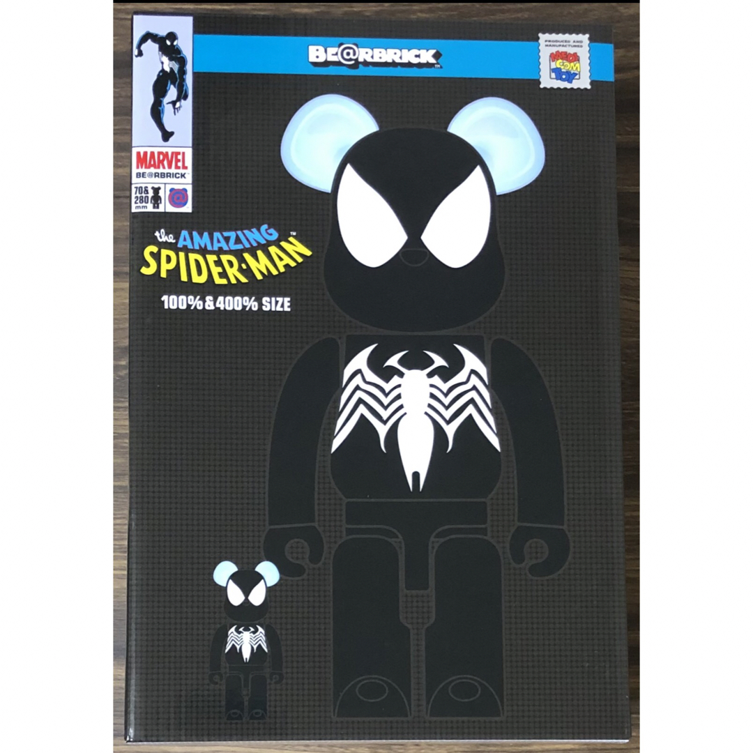 MEDICOM TOY(メディコムトイ)のBE@RBRICK SPIDER-MAN BLACK COSTUME  エンタメ/ホビーのフィギュア(その他)の商品写真