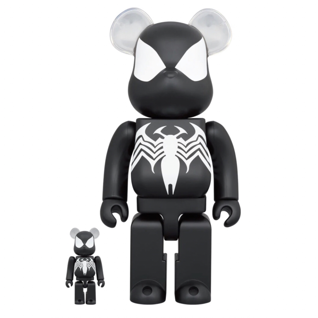 MEDICOM TOY(メディコムトイ)のBE@RBRICK SPIDER-MAN BLACK COSTUME  エンタメ/ホビーのフィギュア(その他)の商品写真