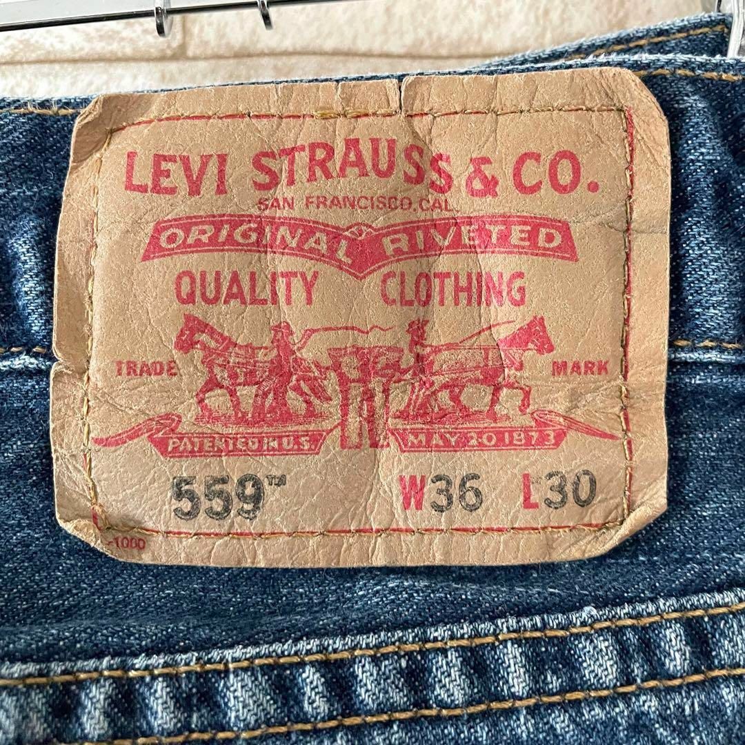 Levi's(リーバイス)のリーバイス デニム 559 メキシコ製 ブルー 36×30 メンズのパンツ(デニム/ジーンズ)の商品写真