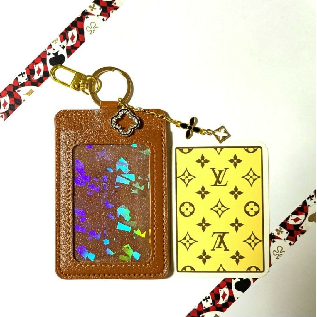 LOUIS VUITTON(ルイヴィトン)の希少♥LOUIS VUITTON♦モノグラムトランプ １枚 新品パスケースB45 レディースのファッション小物(パスケース/IDカードホルダー)の商品写真