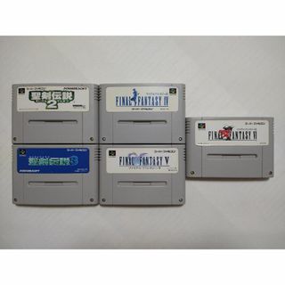 スーパーファミコン(スーパーファミコン)の【SFC】５本セット　聖剣伝説、ファイナルファンタジー(家庭用ゲームソフト)