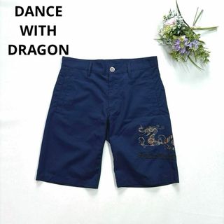 ダンスウィズドラゴン(Dance With Dragon)のダンスウイズドラゴン　メンズ　ハーフパンツ　S〜M程度 ネイビー(ウエア)