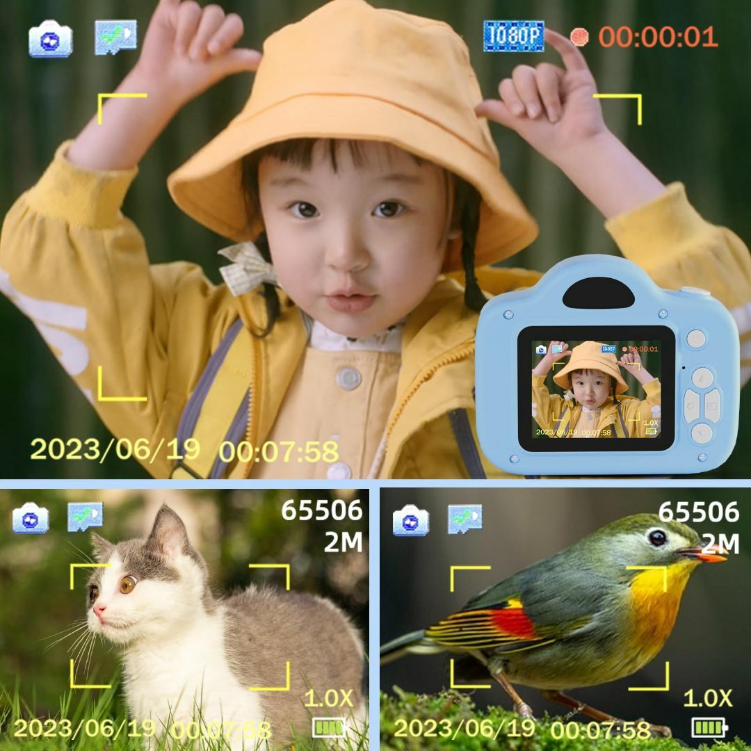 【特価商品】キッズカメラ 子供用カメラ トイカメラ Yireal 子供用デジタル スマホ/家電/カメラのカメラ(コンパクトデジタルカメラ)の商品写真