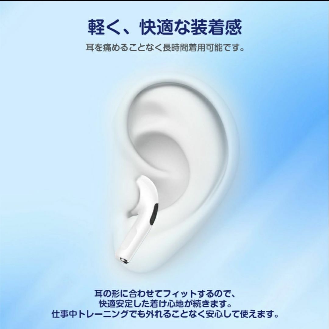 【2024年春最新】AirPro6ワイヤレスイヤホン　ピンク (箱なし) スマホ/家電/カメラのスマホアクセサリー(ストラップ/イヤホンジャック)の商品写真