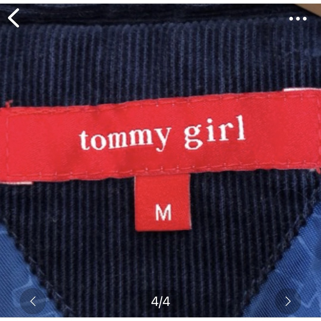 tommy girl(トミーガール)のトミーガール  コーデュロイベスト レディースのジャケット/アウター(ダウンベスト)の商品写真